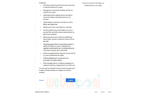 تایید قوانین گوگل